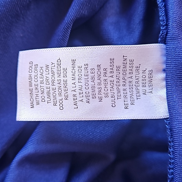 Super versatile royal blue Avon convertible wrap halter / bandeau top size S - Picture 9 of 16